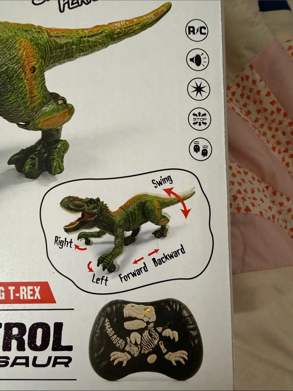 NWT sealed Talgic Mist Spraying T-Rex 2.4G Remote Control Dinosaur 3+